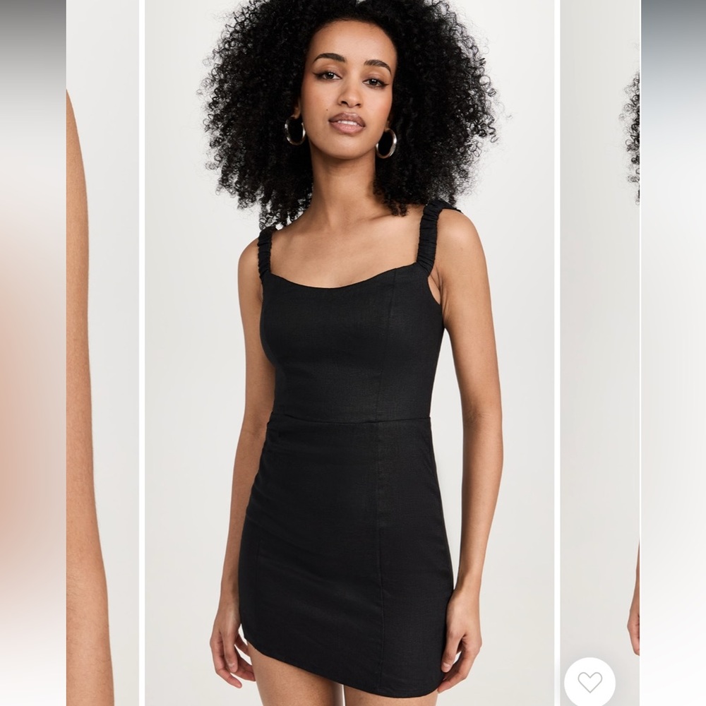 Reformation Sawyer Linen Mini Dress